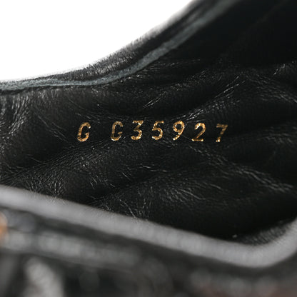 Chanel Shiny Calfskin Velcro Dad Sandals 37.5 Black 10 of 10