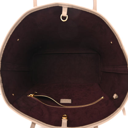 Louis Vuitton Empreinte Monogram Giant Neverfull MM Tourterelle 6 of 10