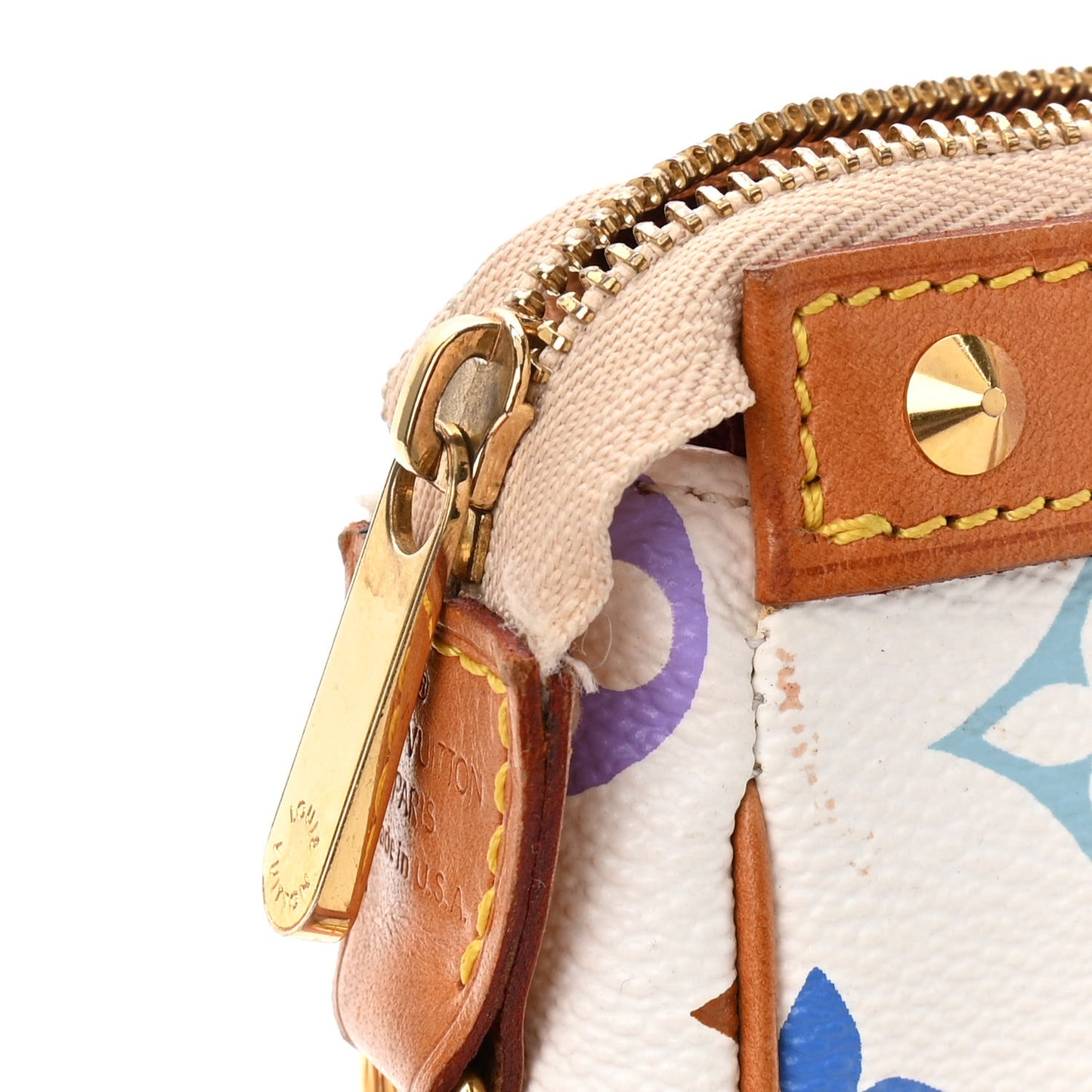 Monogram Multicolor Pochette Accessories White Long Strap