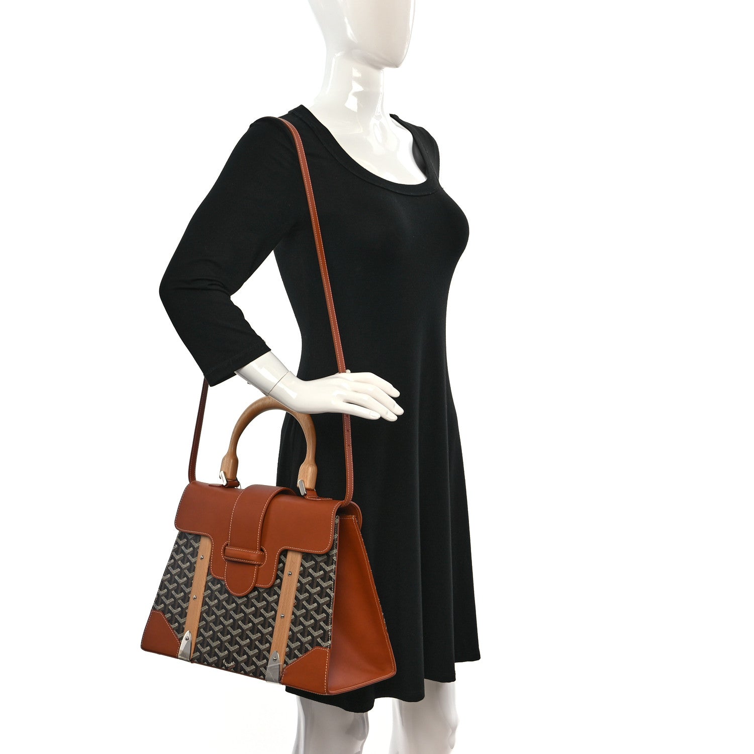 Goyard Goyardine Saigon GM Black Gold 2 of 8