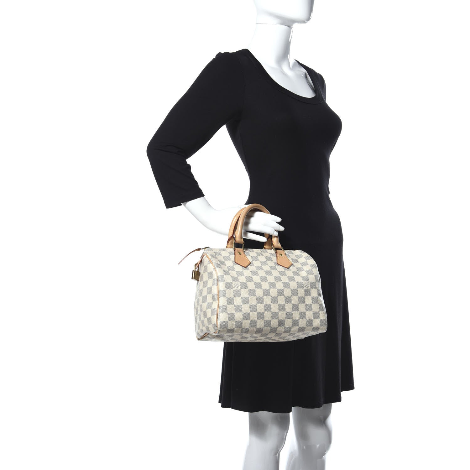 Louis Vuitton Damier Azur Speedy 25 2 of 13