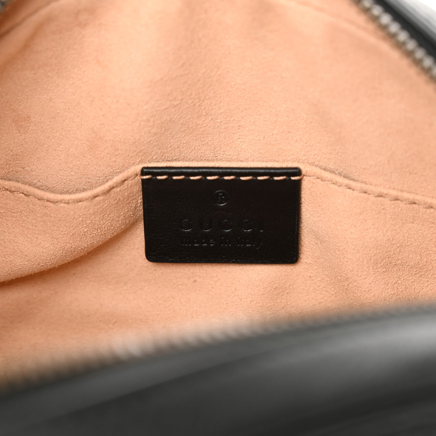 Calfskin Matelasse GG Marmont Belt Bag 85 34 Black