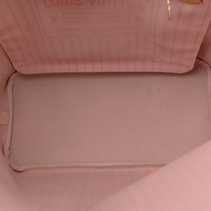 Louis Vuitton Damier Azur Neo Neverfull MM Rose Ballerine 6 of 13