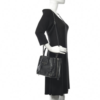 Balenciaga Veau Papier A6 Zip Around Tote Black 2 of 11