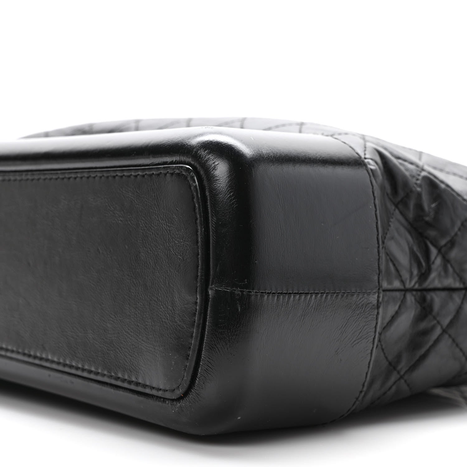 Chanel Calfskin Quilted Large Gabrielle Shopping Tote Black 9 of 11