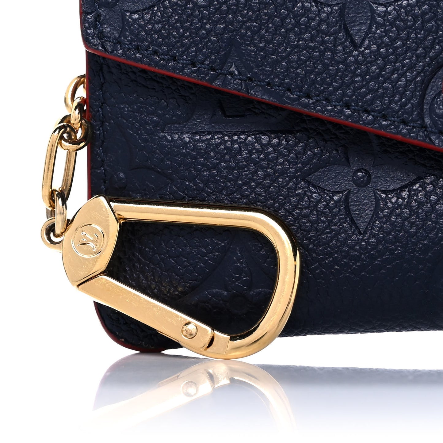 Empreinte Key Pouch Marine Rouge