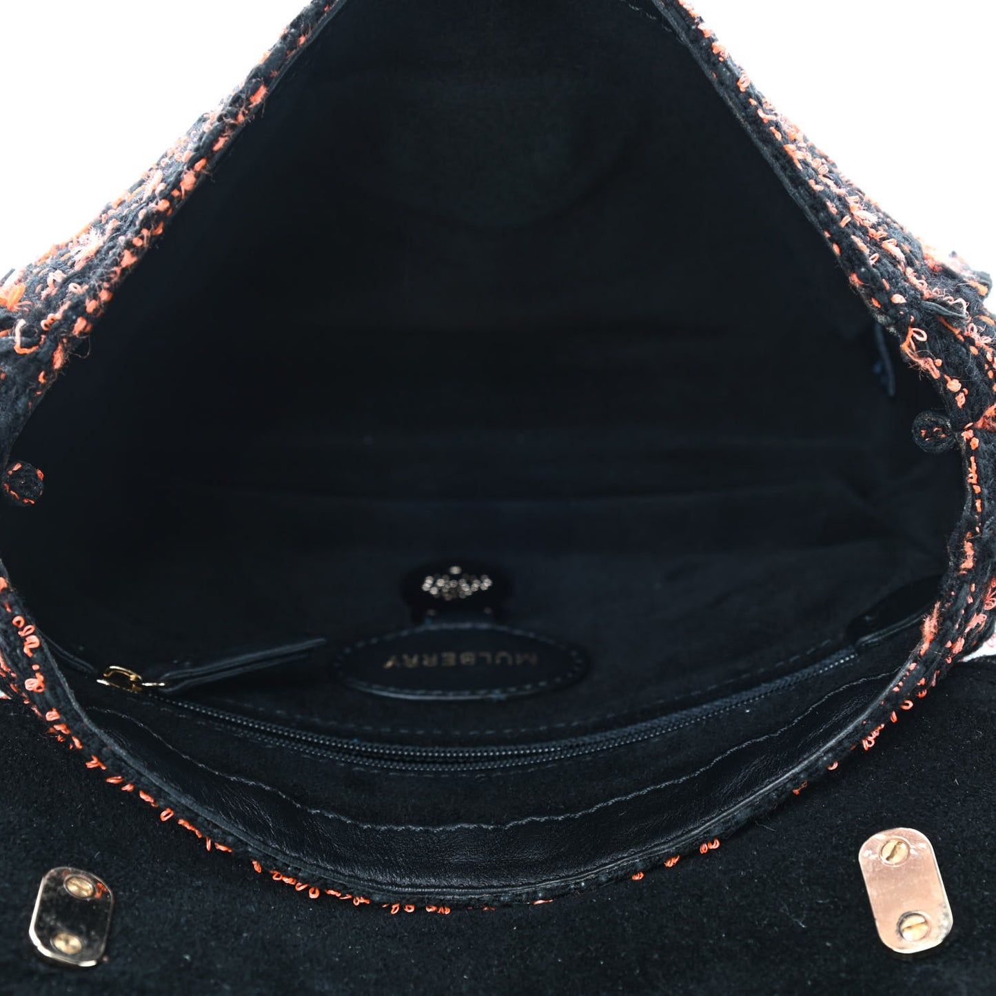 Exotic Tweed Small Lily Plus Chain Flame