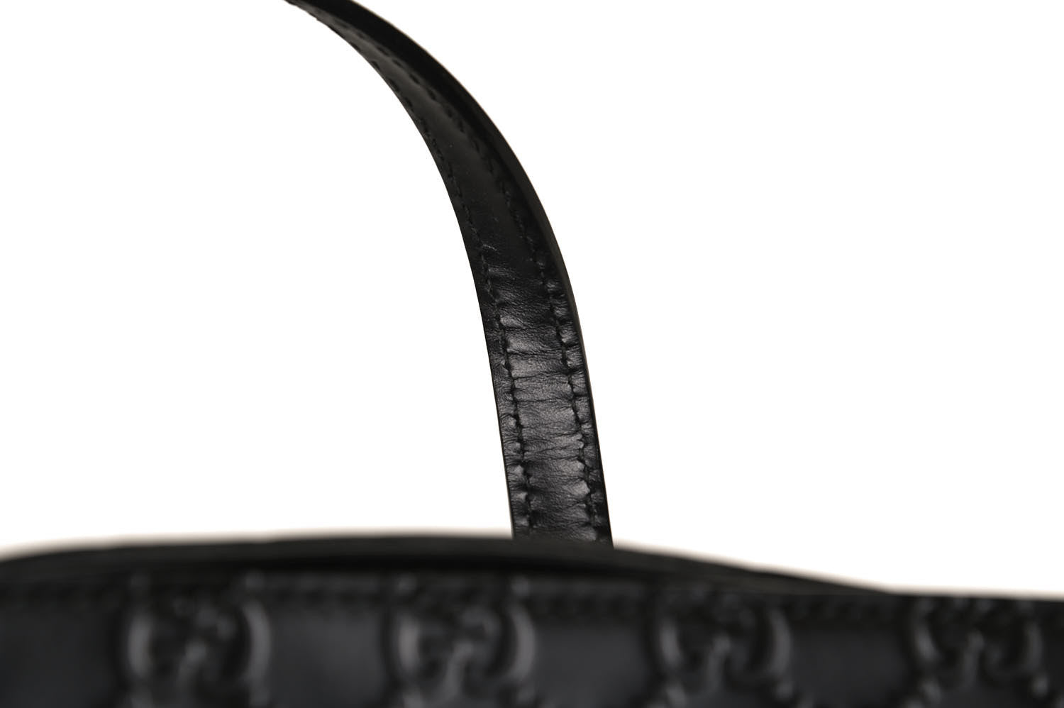 Gucci Guccissima Linea A Foldover Tote Black 12 of 12
