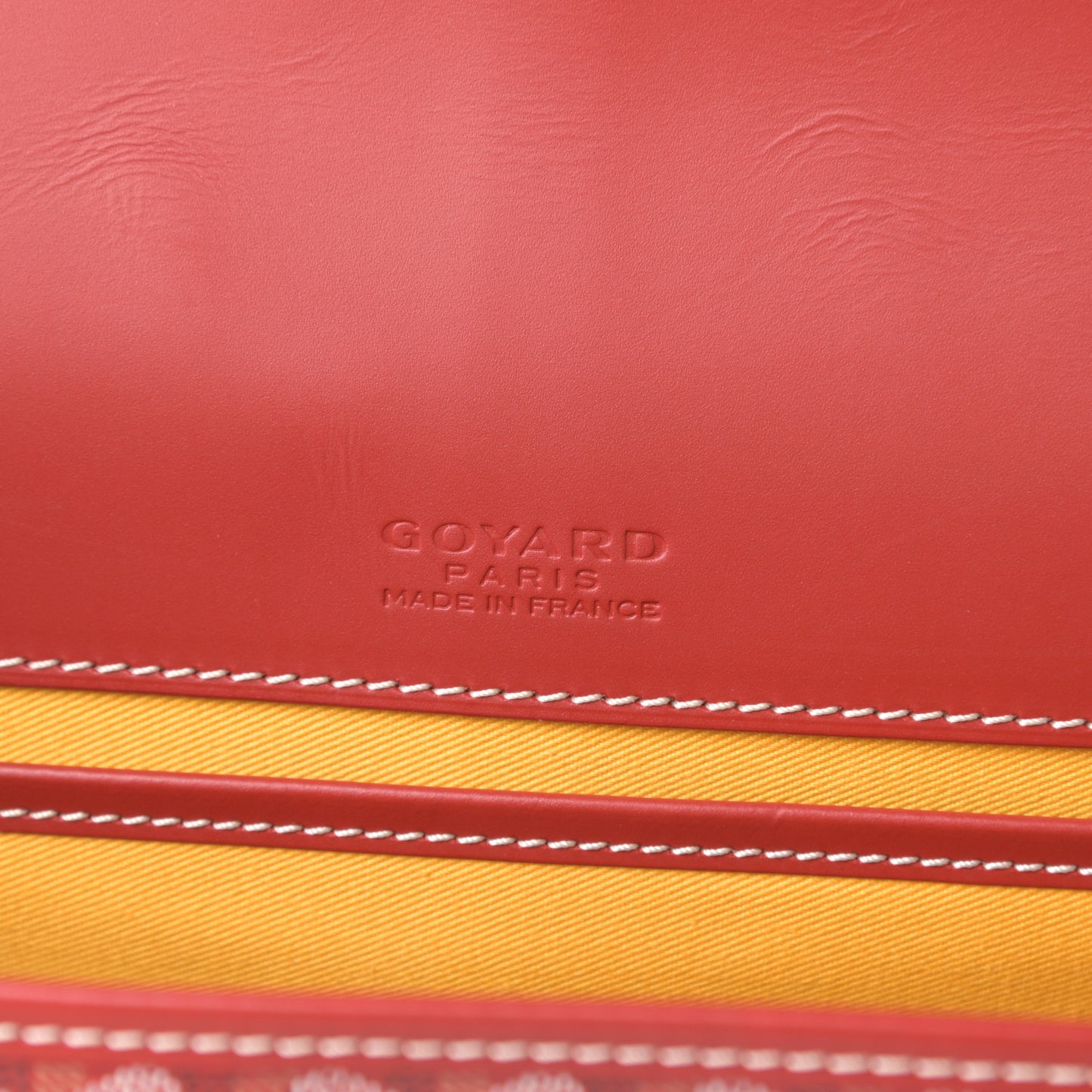Goyardine Belvedere II MM Messenger Bag Red