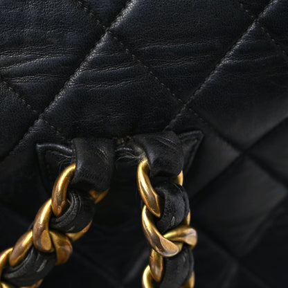 Chanel Lambskin Quilted Backpack Black 11 of 24