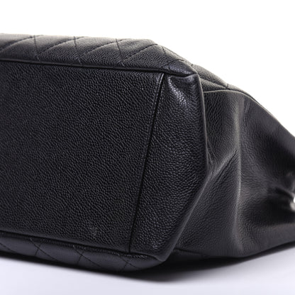 Chanel Caviar Quilted Grand Shopping Tote GST Black 7 of 18