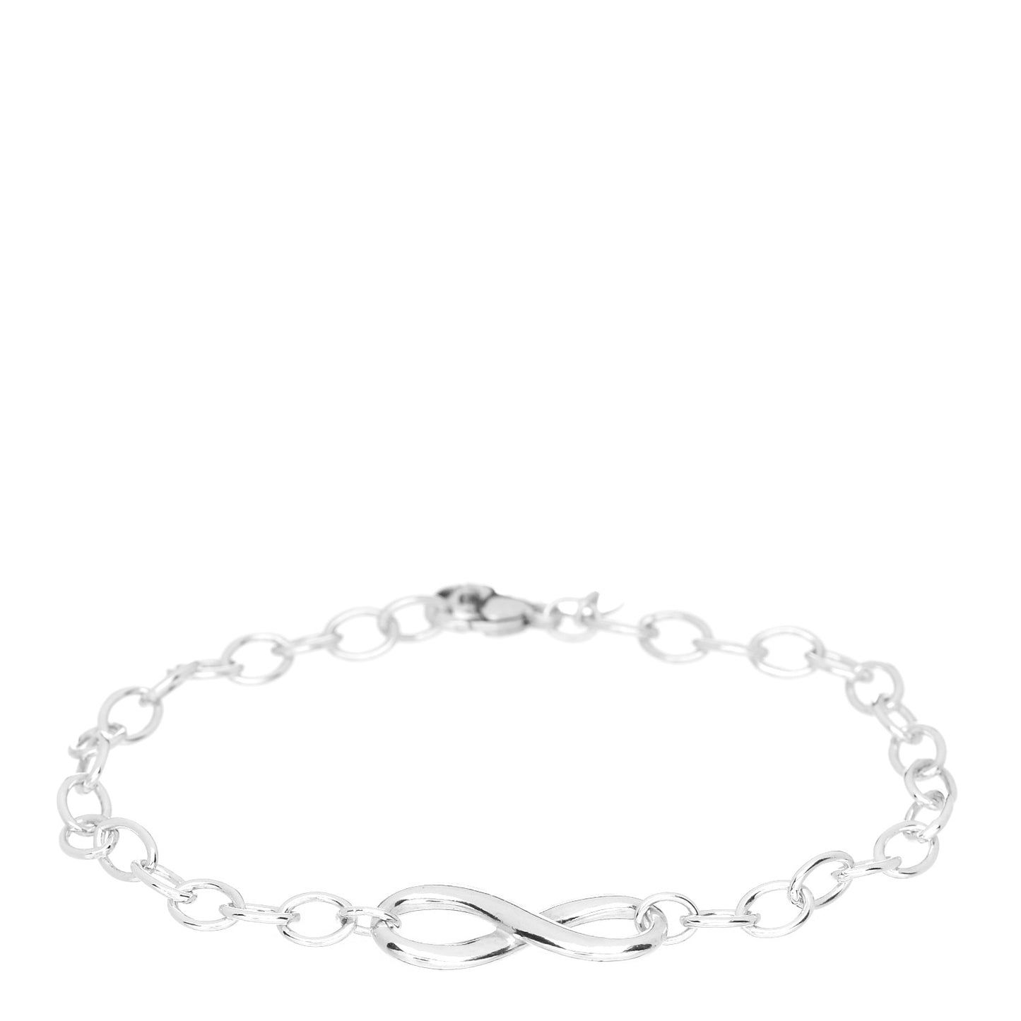 Sterling Silver Infinity Chain Bracelet