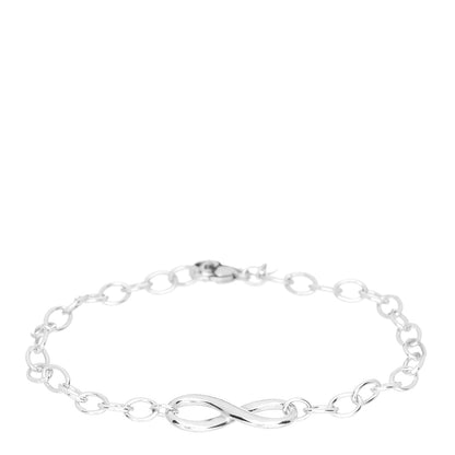 Tiffany Sterling Silver Infinity Chain Bracelet 1 of 3