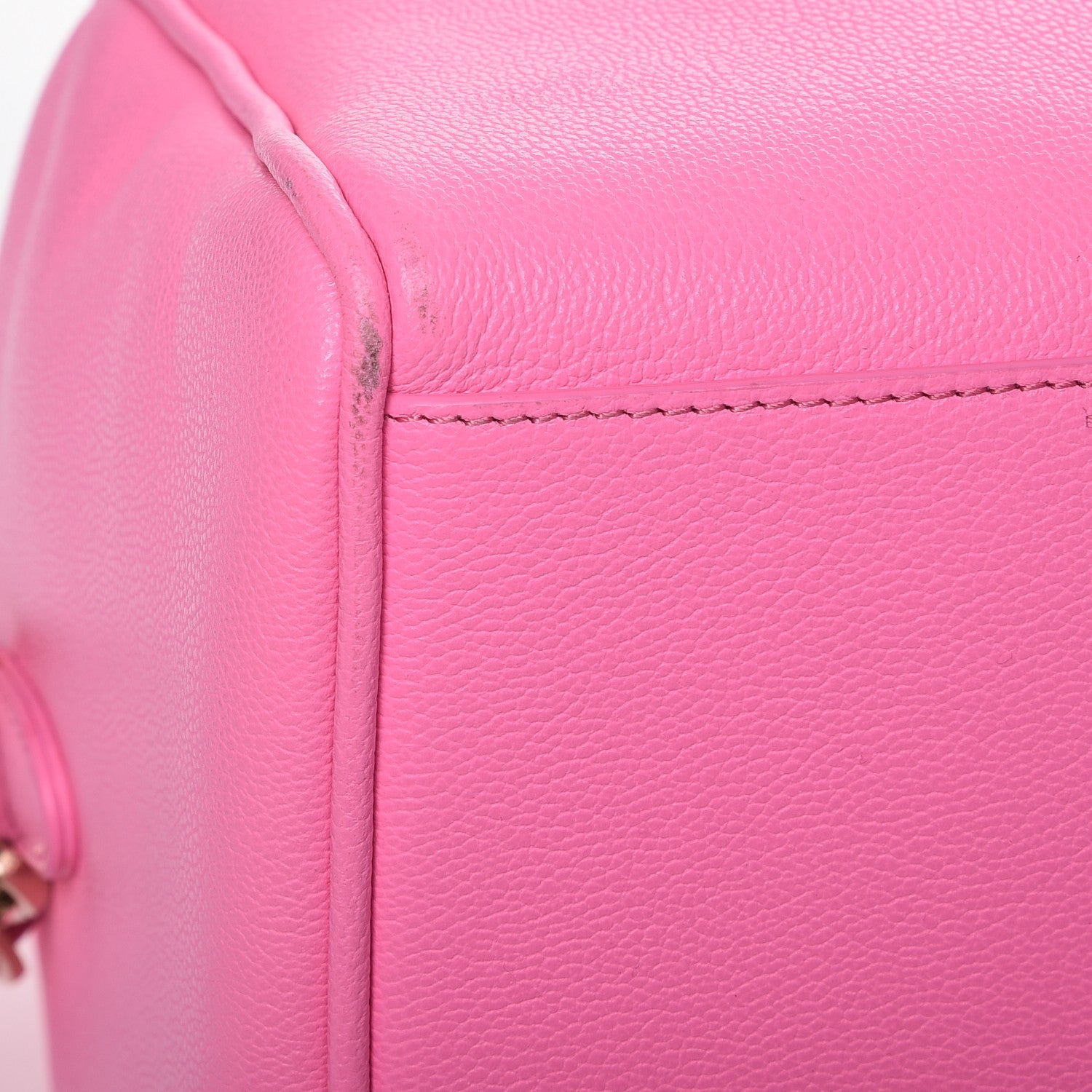 Versace Calfskin Palazzo Duffle Bag Pink 8 of 13