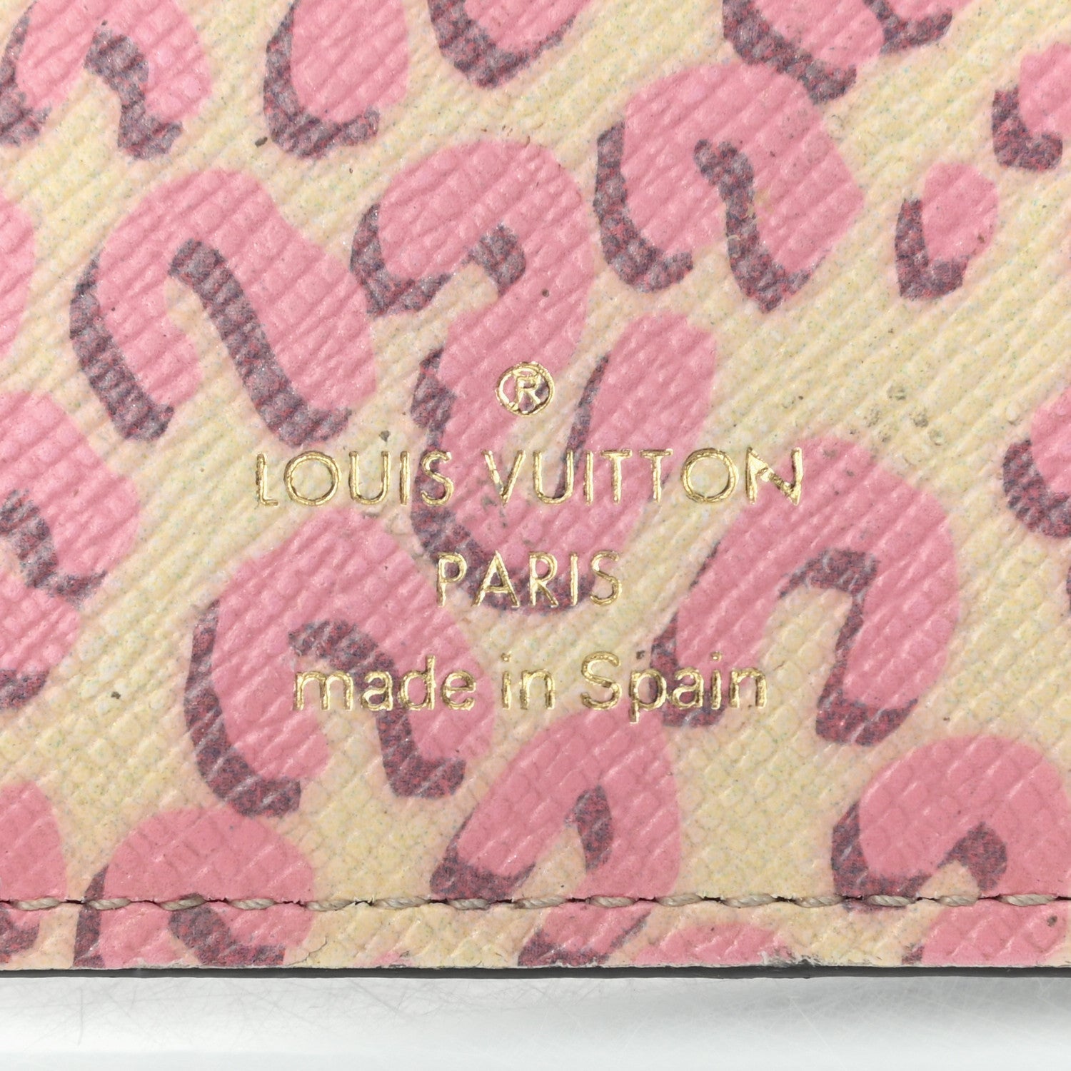 Louis Vuitton Monogram Leopard Insolite Wallet Blanc Corail 5 of 10