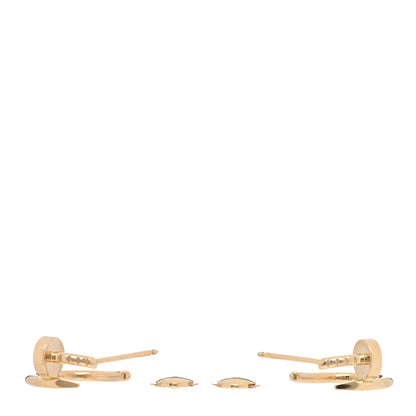 Cartier 18K Yellow Gold Juste Un Clou Hoop Earrings 3 of 5