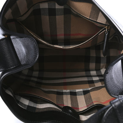 Burberry Grainy Calfskin Small Elmstone Hobo Black 4 of 6