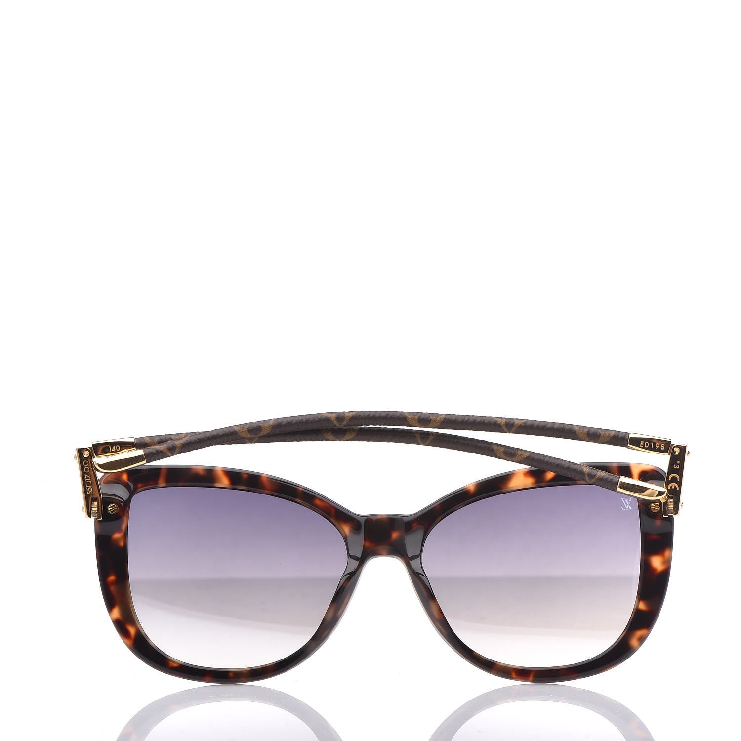 Louis Vuitton Monogram Charlotte Z0629E Sunglasses Dark Tortoise 7 of 9