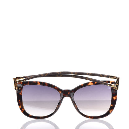 Louis Vuitton Monogram Charlotte Z0629E Sunglasses Dark Tortoise 7 of 9