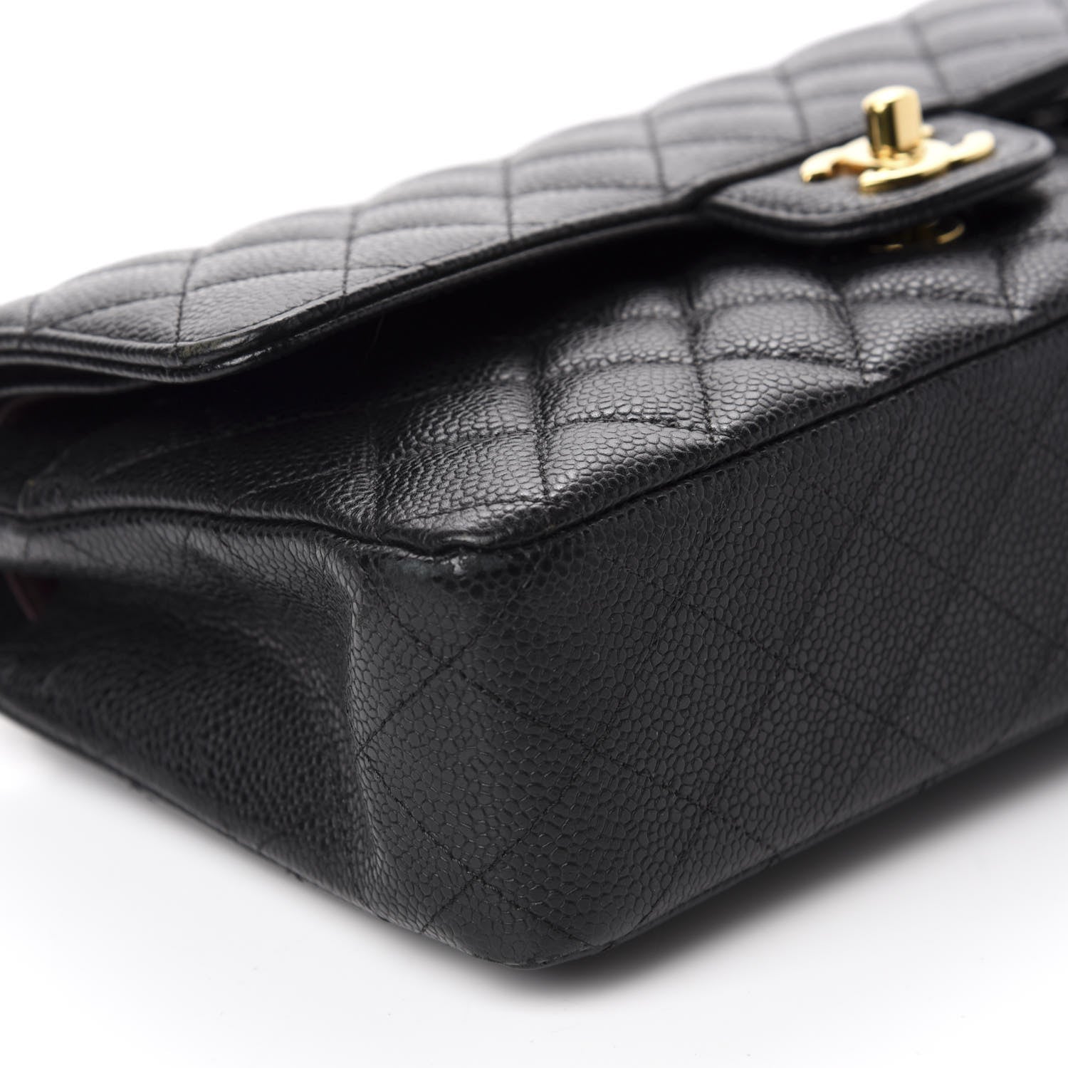 Chanel Caviar Quilted Medium Double Flap Black 6 of 10