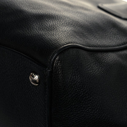 Prada Glace Calf Twin Pocket Tote Black 12 of 17