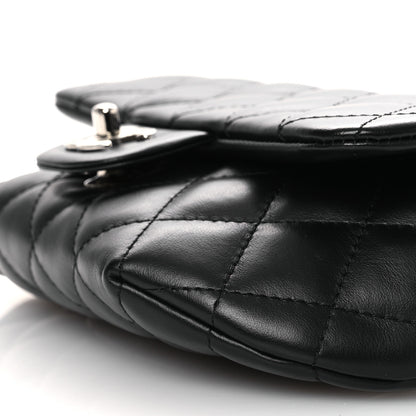 Chanel Calfskin Quilted CC Uniform Flap Belt Bag Black 10 of 12