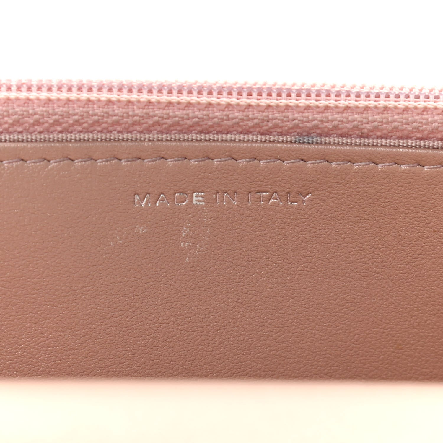 Chanel Goatskin Camellia Embossed Wallet On Chain WOC Light Pink 8 of 9