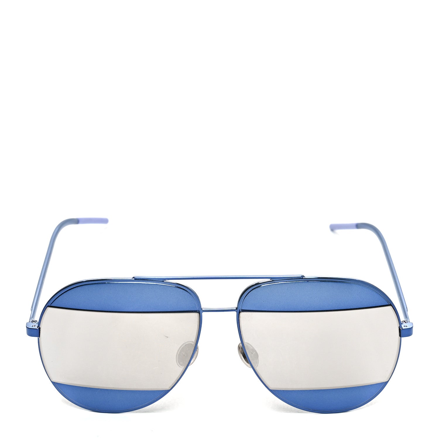Christian Dior Split 1 Aviator Sunglasses Blue 2 of 7