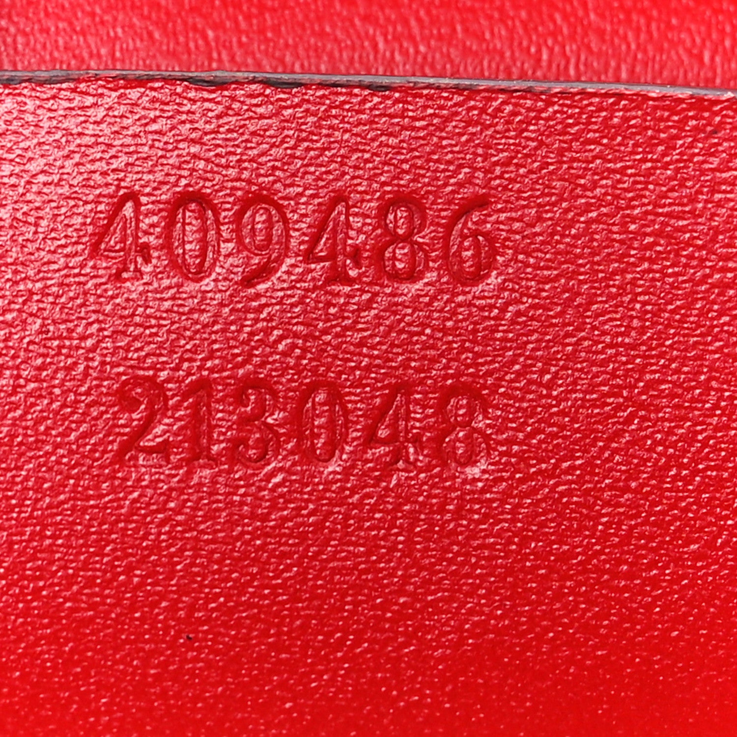 Gucci Guccissima Medium Padlock Shoulder Bag Hibiscus Red 7 of 14
