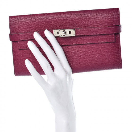 Hermes Epsom Kelly Longue Wallet Tosca 2 of 22