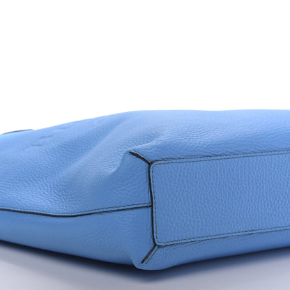 Burberry Grainy Calfskin Remington Tote Neon Blue 5 of 10