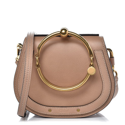 Chloe Calfskin Suede Small Nile Bracelet Bag Biscotti Beige 1 of 8