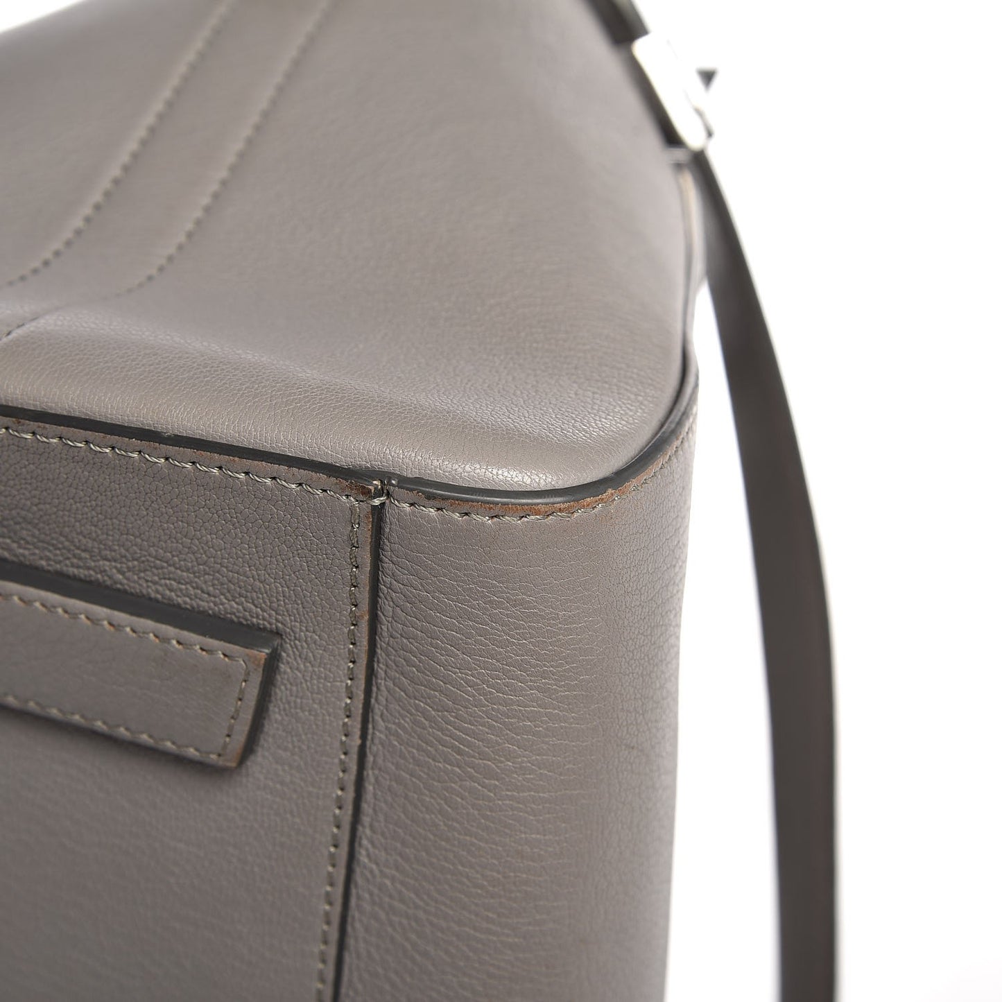 Sugar Goatskin Medium Antigona Pearl Grey