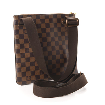 Louis Vuitton Damier Ebene Brooklyn Flat Pochette 3 of 10