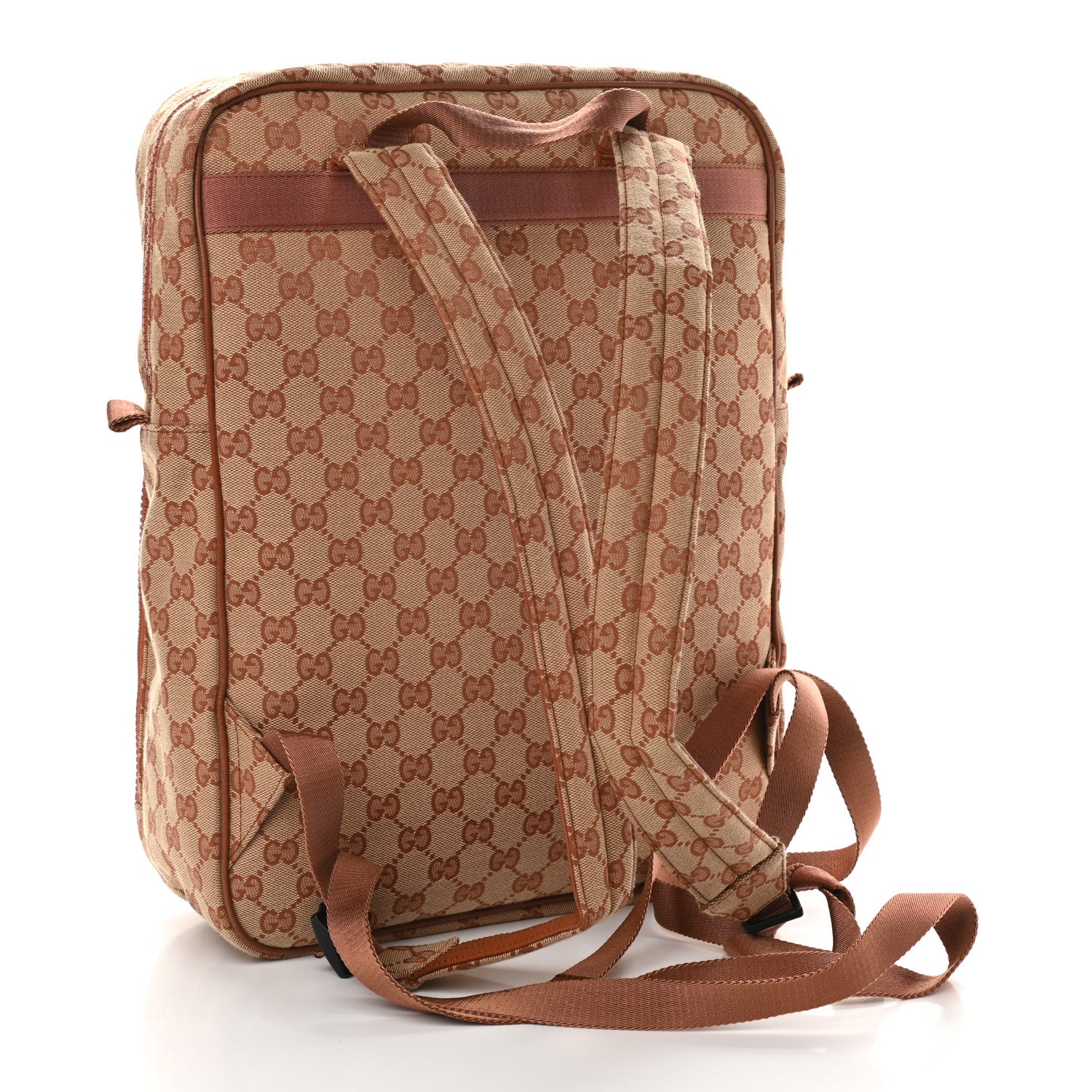Gucci X MLB GG Monogram NY Yankees Medium Backpack Beige Ruggine Ivory 3 of 10