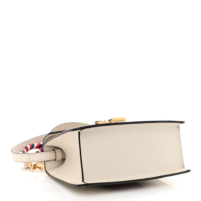 Gucci Calfskin Mini Sylvie Top Handle Bag White 4 of 12