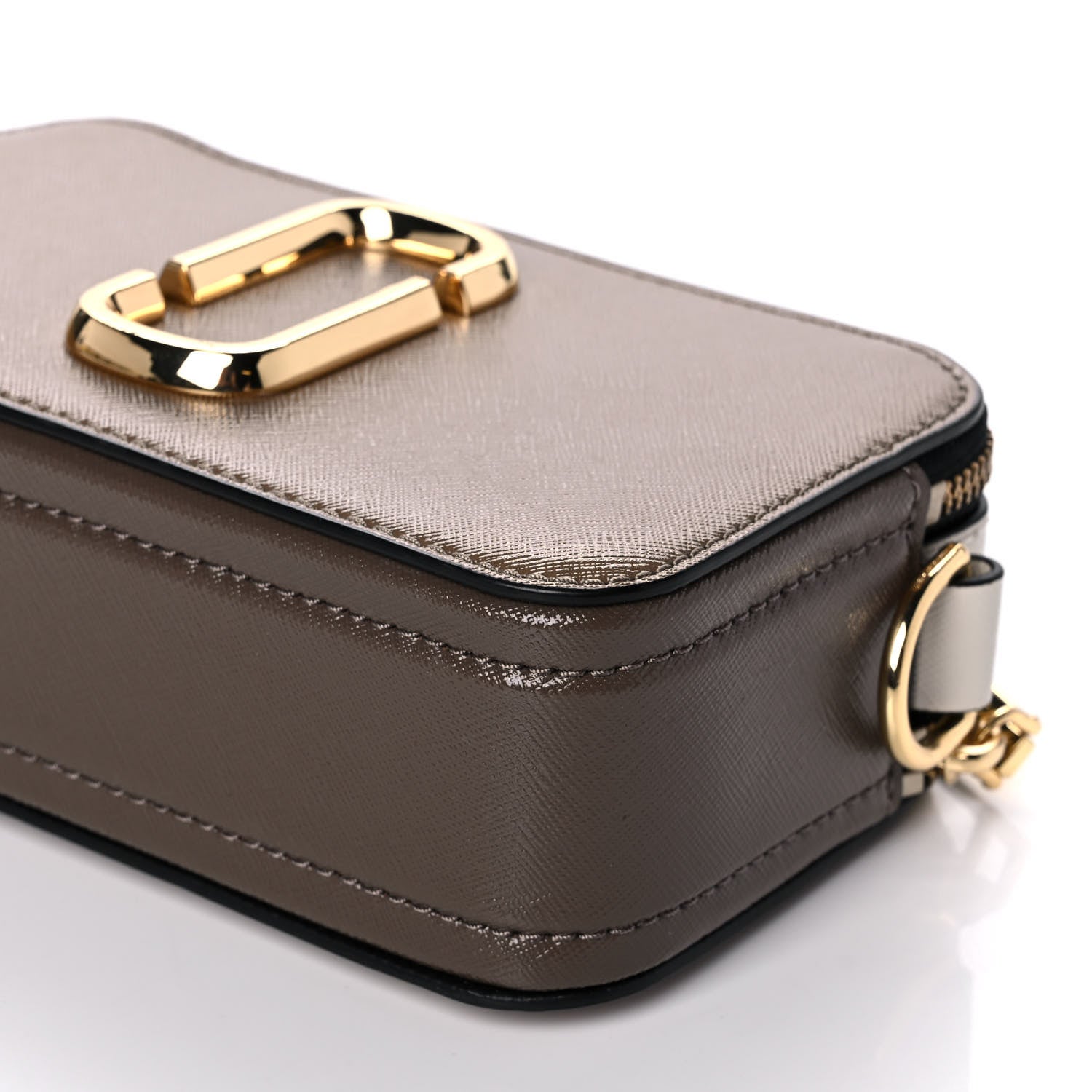 Marc Jacobs Saffiano Small Snapshot Camera Bag Sandcastle 10 of 12