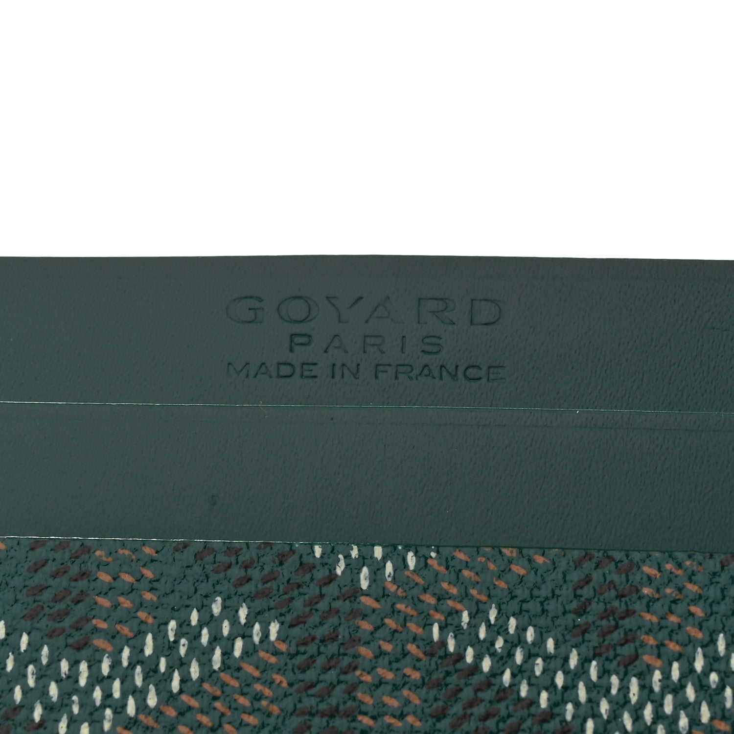 Goyard Goyardine Saint Sulpice Card Holder Green 6 of 8