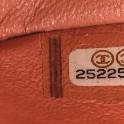 Chanel Lambskin Quilted Medium Double Flap Coral 7 of 10