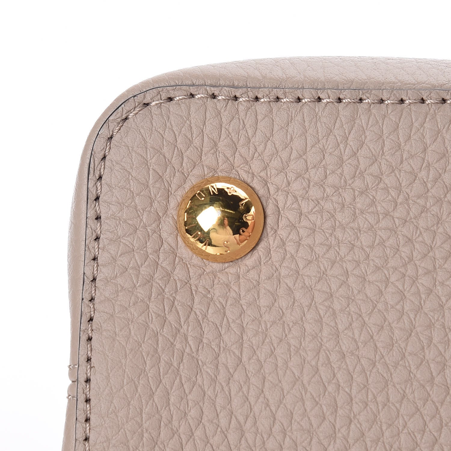 Louis Vuitton Taurillon Capucines PM Galet 12 of 15