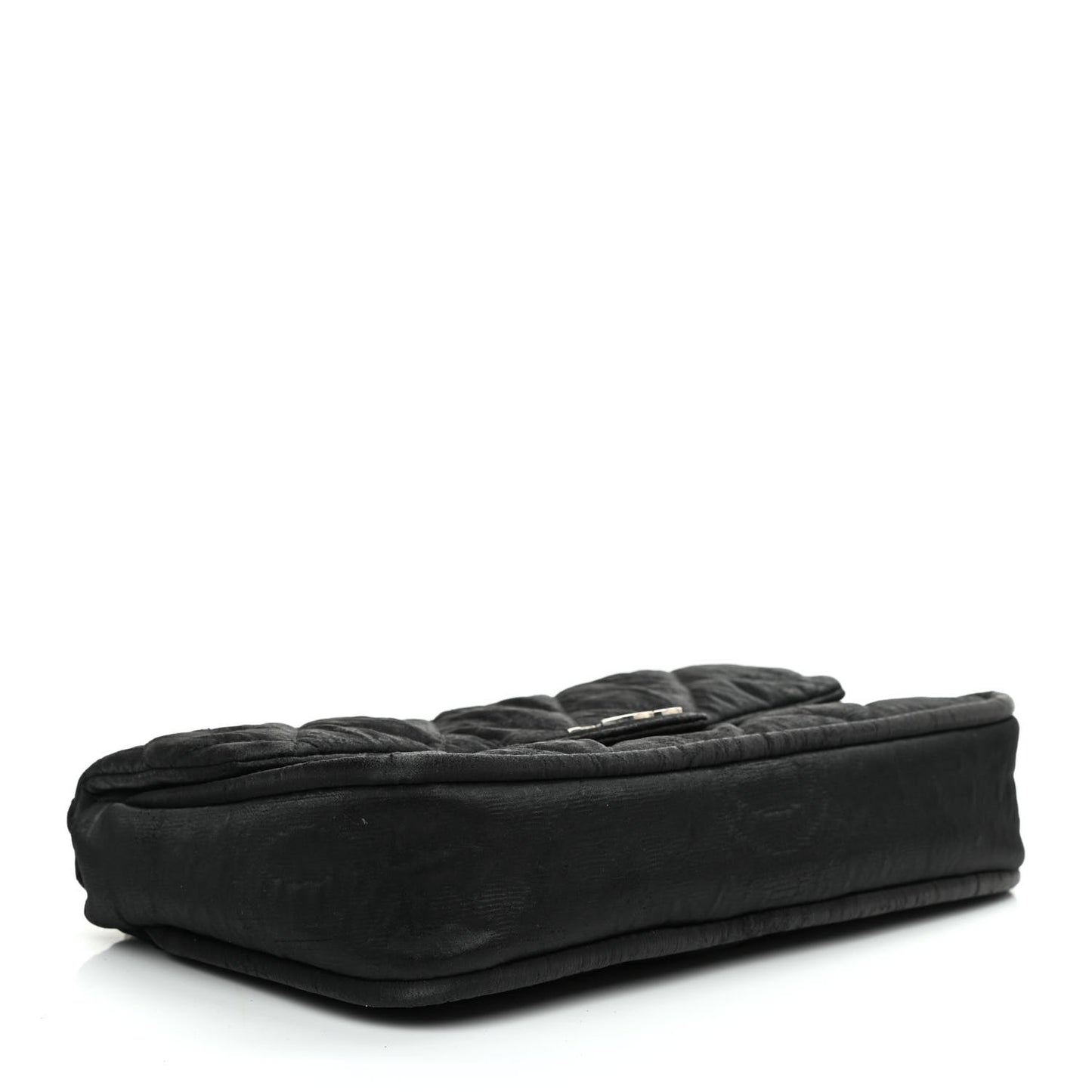 Coated Canvas Quilted Le Marais Flap Black