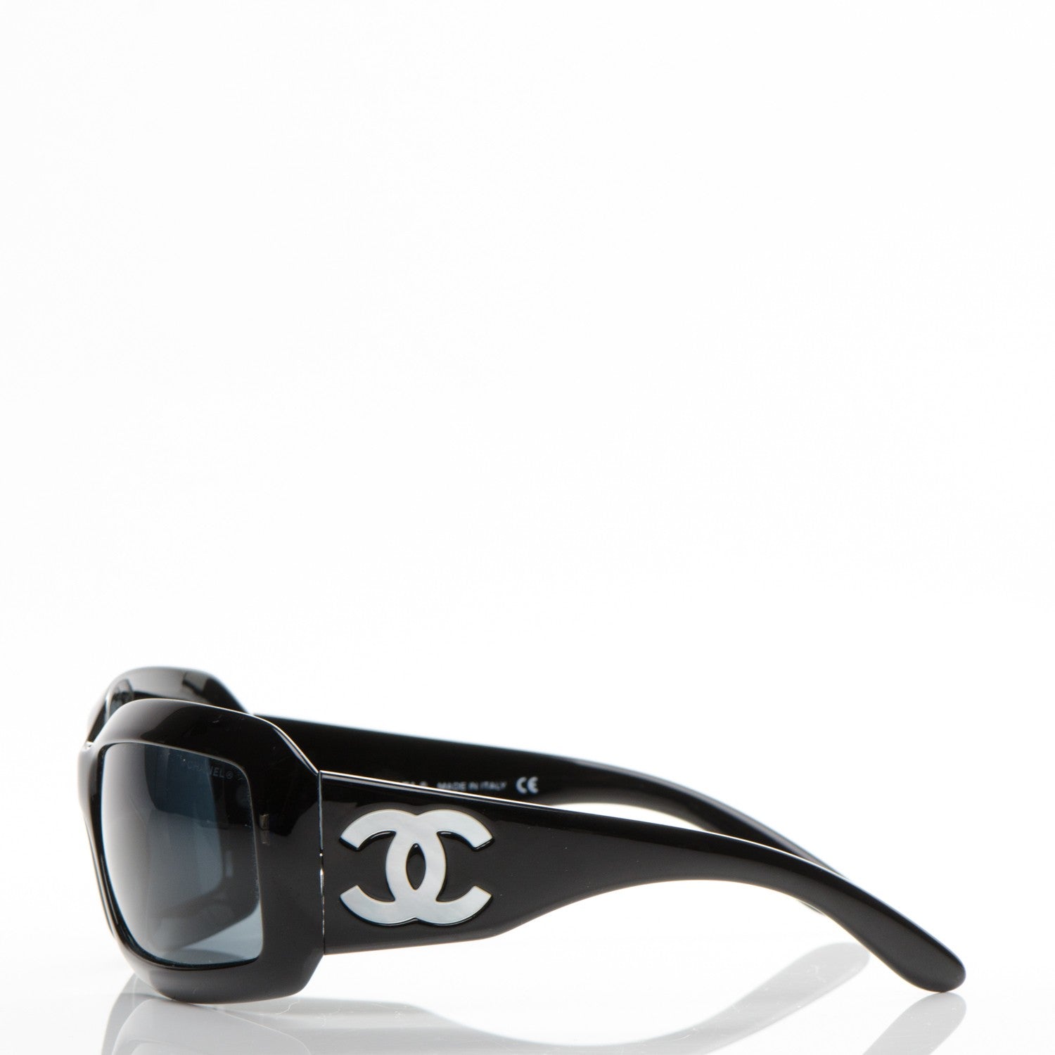 Chanel Mother of Pearl CC Sunglasses 5076-H Black 2 of 6