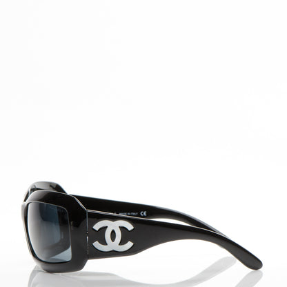 Chanel Mother of Pearl CC Sunglasses 5076-H Black 2 of 6