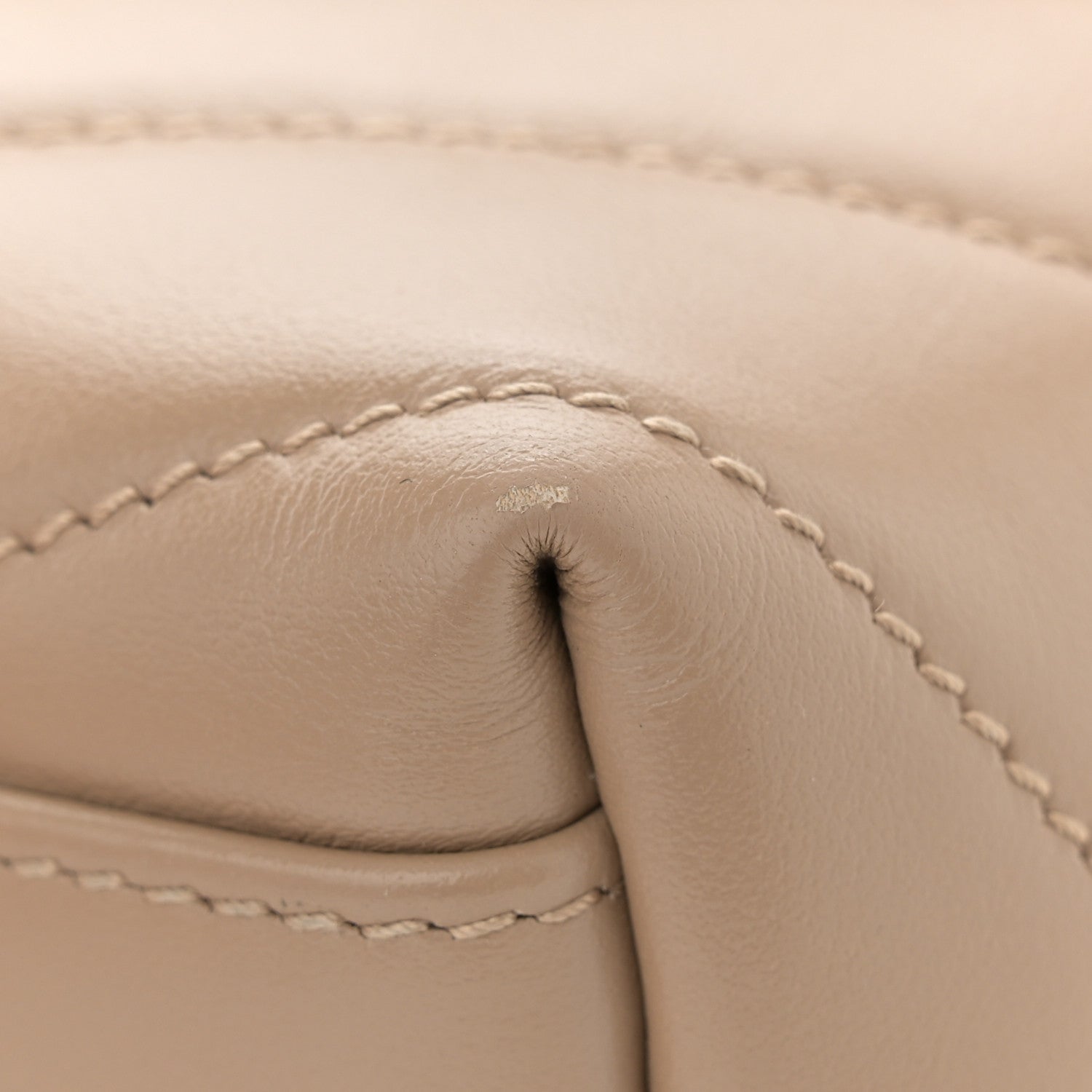 Saint Laurent Calfskin Y Quilted Monogram Toy Loulou Crossbody Bag Latte 11 of 12