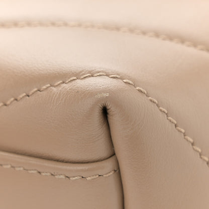 Saint Laurent Calfskin Y Quilted Monogram Toy Loulou Crossbody Bag Latte 11 of 12