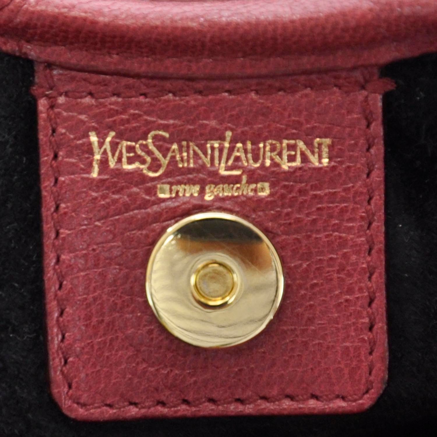 Saint Laurent Chevre Leather Ruffle Saint Tropez 5 of 7