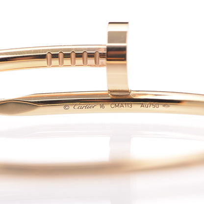Cartier 18K Yellow Gold Juste Un Clou Bracelet 16 9 of 13