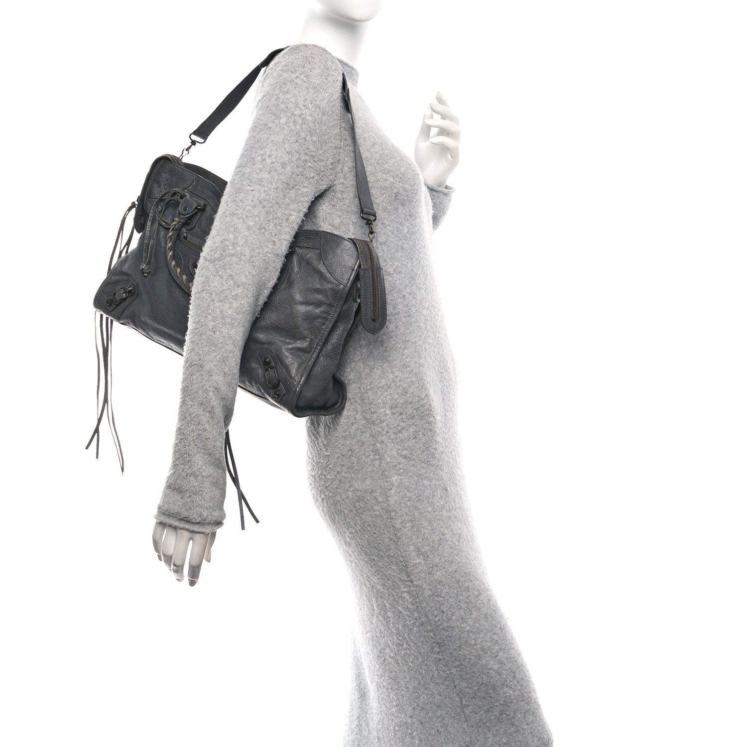 Balenciaga Agneau Classic Hardware City Gris Fossile 2 of 11