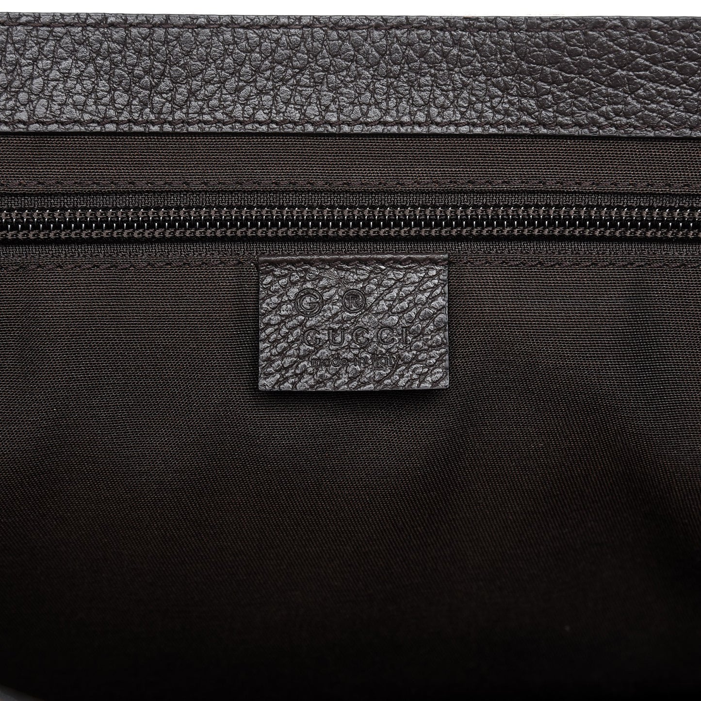 Monogram Large Flap Messenger Bag Beige Dark Brown