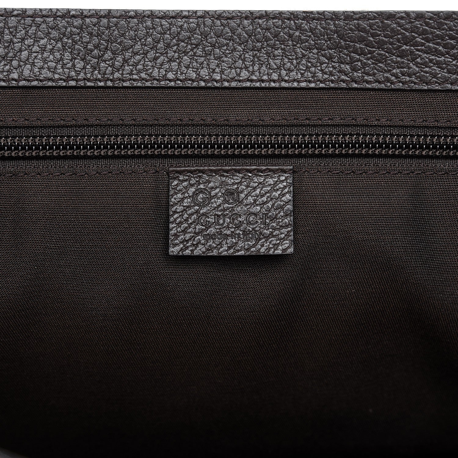 Gucci Monogram Large Flap Messenger Bag Beige Dark Brown 6 of 9